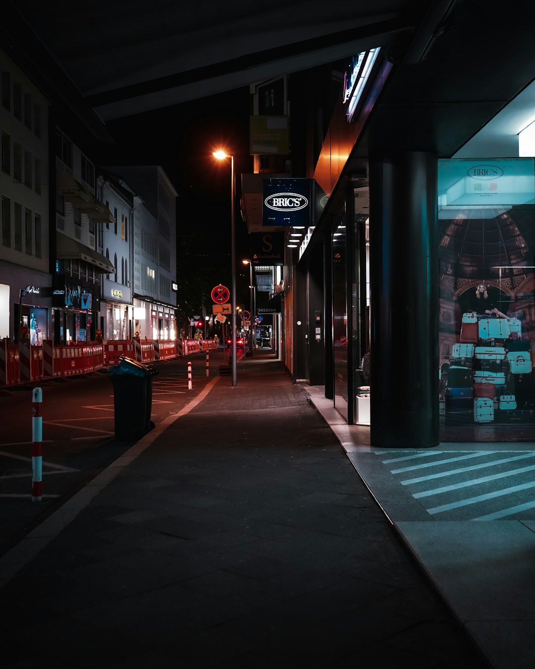nighttime city street