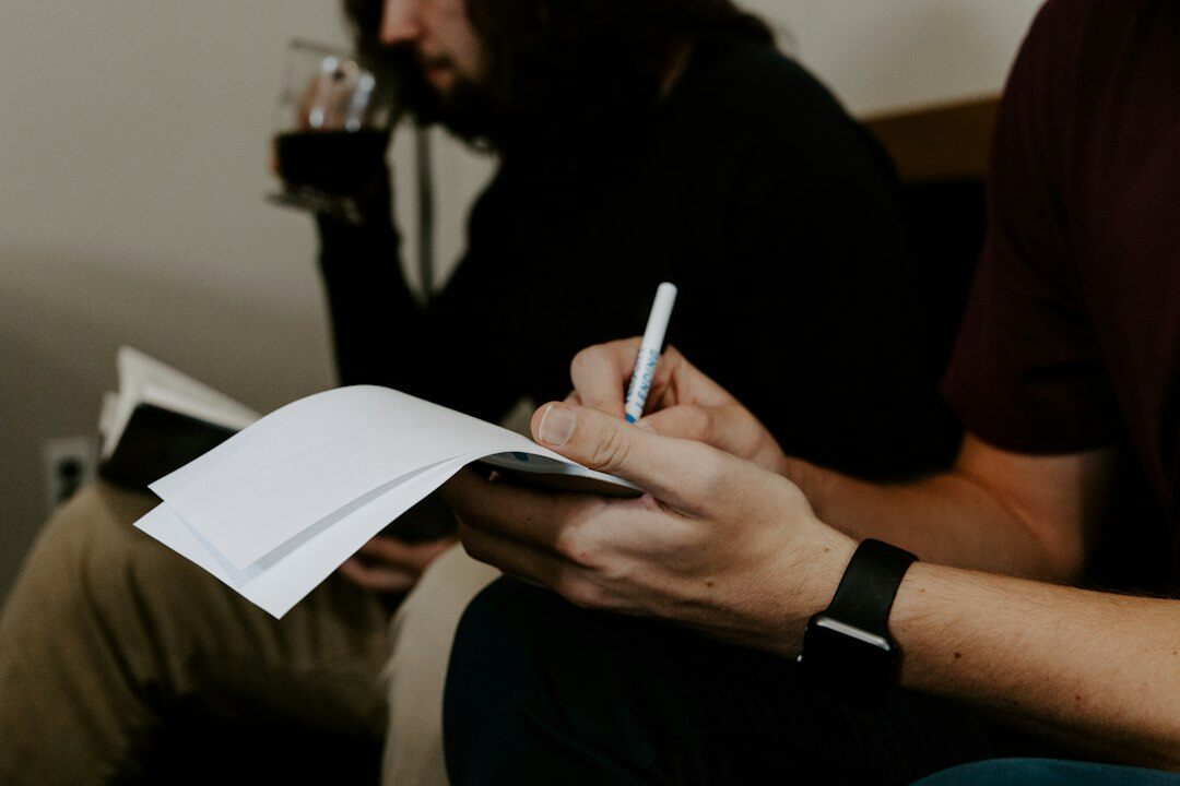 mystery writer brainstorming characters